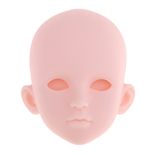 High Quality 1/4 BJD Female Doll Head Sculpt Without Eyes DIY Parts  Girl doll head sculpt 2024 - buy cheap