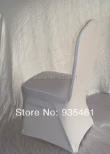 100pcs Universal lycra White Chair Covers for Wedding 2024 - buy cheap