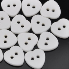 100pcs 12mm Cute Heart Plastic Buttons/Sewing Accessories lots Mix PT43 2024 - buy cheap