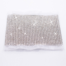 24 Rows Rhinestones Strass Mesh 5 Yards Ss18 4.2mm Crystals Glass Rhinestone Trimming non Tot Fix Sew On Rhinestones For Clothes 2024 - buy cheap