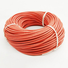 100 Meters/Roll  22 AWG Super Soft and Flexible Silicone Rubber Wire Cable Black/Red 2024 - buy cheap