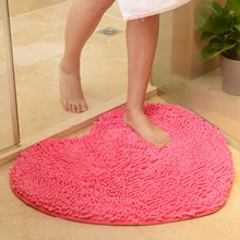 Cute Love Heart Shaped Carpet for Living Room Non-slip Soft Microfiber Chenille Fluffy Bathroom Bedroom Floor Mat Home Decor Rug 2024 - buy cheap