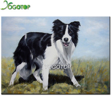 YOGOTOP Diy Diamond Painting Cross Stitch kits Full Diamond Embroidery border collie Dog 5D Diamond Mosaic Needlework VD997 2024 - buy cheap