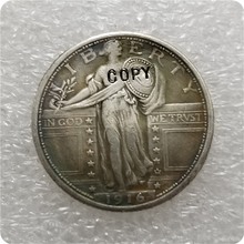 Eua 1916-p moeda comemorativa liberdade quarto cópia moedas-medalha réplica de moedas colecionáveis 2024 - compre barato