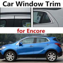 hot sell Car Styling Stainless Steel  Window Trim Decoration Strips For Encore without column 2024 - buy cheap