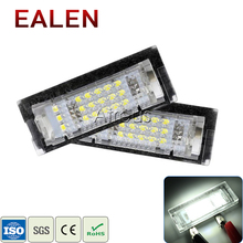 EALEN-1 par de luces de LED para matrícula de coche para BMW E39 5D, accesorios, lámpara de matrícula SMD blanca, Kit de bombilla Canbus de 12V, 2000-2016 2024 - compra barato