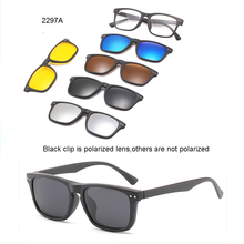 Gafas de sol magnéticas de 5 lentes para hombre, lentes polaroid con espejo, Clip, polarizadas, graduación personalizada, miopía 2024 - compra barato
