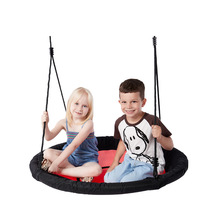 New Oxford Cloth Swing Outdoor Children Entertainment Round Toy Swing Sturdy Garden Patio Swing Durable Hanging Chair 2024 - buy cheap