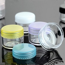 50pcs/Lot 5g Small Empty Cosmetic Refillable Bottles Plastic Eyeshadow Makeup Face Cream Jar Pot Container Bottle Multicolor Lid 2024 - buy cheap