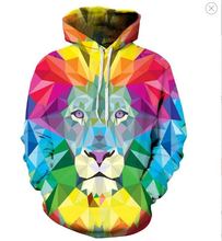 3D animal  Printed Hoodies Women/Men Long Sleeve Fashion Hooded Sweatshirts Casual Wear 2024 - buy cheap