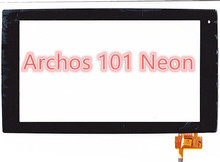 Черный 10,1 "для Archos 101 неоновый для планшета pc сенсорный экран панель дигитайзер стекло сенсор Замена 2024 - купить недорого