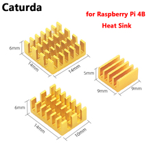 Disipador de calor de aluminio para Raspberry Pi 4, Kit de refrigeración para radiador, modelo B, 3 uds. 2024 - compra barato