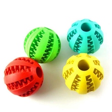 Pet Sof Dog Toys Funny Interactive Elasticity Ball Dog Chew Toy For Dog Tooth Clean Ball Of Food Extra-tough Rubber Ball 2024 - buy cheap