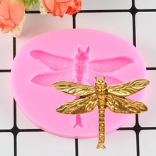 Sugarcraft Dragonfly Silicone Mold Fondant Molds Cake Decorating Tools Chocolate Gumpaste Moulds Cake Border Decoration Mould 2024 - buy cheap