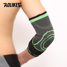 AOLIKES-Protector de soporte del codo, vendaje elástico de tenis, baloncesto, correr, compresión ajustable 2024 - compra barato