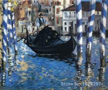Pintura artística de Edouard Manet el Gran canal de Venecia (Venecia azul) pintado a mano de alta calidad 2024 - compra barato