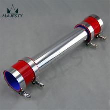 Tubo de tubería de Intercooler Turbo de aluminio de 57mm y 2,25 pulgadas, manguera de silicona y kits de abrazaderas en T, Color Rojo 2024 - compra barato