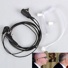 2 Pin Headset Mic Covert Acoustic Air Tube Headset Earpiece plastic earbud for Kenwood Radio Security Walkie Talkie 2024 - buy cheap