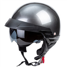 2019 New Arrival open face Style motorcycle helmet Cruiser helmet DOT Approved with controllable sunglasses four season function 2024 - buy cheap