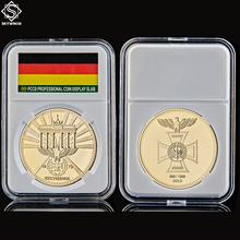 1872 alemanha reichsbank ouro deutsche direktorium metal eagle moedas colecionáveis 2024 - compre barato