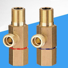 1/2" brass angle valve triangle valve copper hot and cold thickening copper angle valve water stop valve 2024 - buy cheap