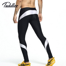 Мужские штаны полной длины с низкой талией, обтягивающие тонкие леггинсы, спортивные штаны для активного отдыха, Стрейчевые мужские кальсоны 2024 - купить недорого