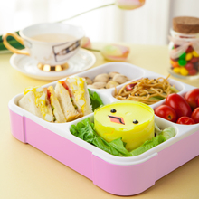 CnCrown-fiambrera práctica a prueba de fugas, caja de almuerzo elegante de Benton Bento portátil, caja de Picnic con 5 compartimentos, contenedor de alimentos 2024 - compra barato