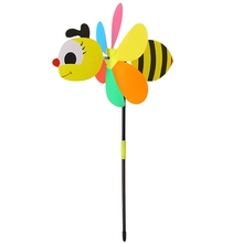 New Sell 3D Large Animal Bee Windmill Wind Spinner Whirligig Yard Garden Decor 2024 - buy cheap