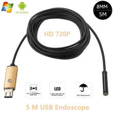 5M 720P 2MP 6LED 8MM USB Android Inspection Endoscope Camera Underwater Endoscopio Tube Micro Camera For Windows Android 3 Color 2024 - buy cheap