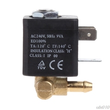 Cannula N/C AC 230V G1/8" Brass Steam Air Generator Water Solenoid Valve Coffee S08 Wholesale&DropShip 2024 - buy cheap