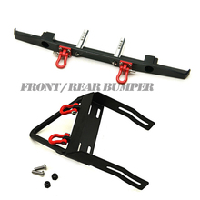 AXSPEED Front + Rear Bumper Set w/ Shackle for Axial SCX10 RC 1/10 Crawler Car 2024 - buy cheap