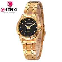 Top Fashion Brand Luxury CHENXI Watches Women Golden Watch Casual Quartz Wristwatch Waterproof Female Watch Clock For Feminine 2024 - buy cheap