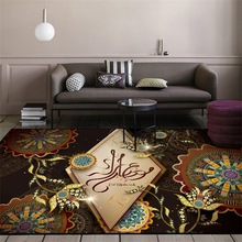 Tapetes femininos da moda, carpetes do oriente médio, do ramadã, com estampa 3d, para sala de estar, quarto, área de cozinha 2024 - compre barato