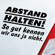 Auto Aufkleber Abstand Halten! Car Tuning Sticker Fun Spruch Jdm Interesting Fashion Sticker Decals 2024 - buy cheap