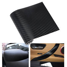 10x127cm Carbon Fiber Vinyl Film Car Stickers Waterproof Car Styling Wrap For Auto Vehicle Motorcycle Detailing Car Accessories 2024 - buy cheap