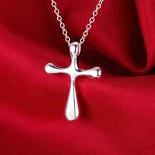 classic cross silver plated Necklace New Sale silver necklaces & pendants /RAYUKFOJ LZLKBHUW 2024 - buy cheap