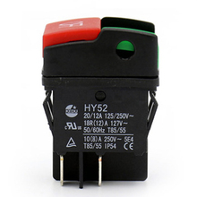Промышленная Электрическая нажимная кнопка KEDU HY52 125/250 В, выключатели питания для механического прибора, электромашины 2024 - купить недорого