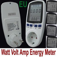 230V 16A High Quality EU Plug LCD Digital Energy Meter Power Meter,Wattmeter ,Watt Voltage meter,amper meter monitor 2024 - buy cheap