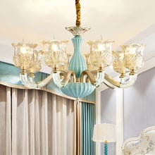 Modern chandelier lighting Living Room Light American Simple Dining Room Lamp Bedroom Lamp Simple Hotel Villa Lamps 2024 - buy cheap