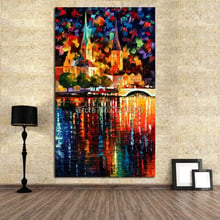 Decorative Canvas Oil Painting Canvas Beautiful Wall Art Modern Knife Picture Home Decor No Frame 2024 - buy cheap