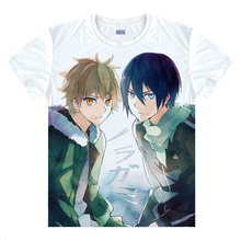 Camiseta Noragami de Yukine, ropa de Anime, bonita, kawaii, de Anime japonés 2024 - compra barato