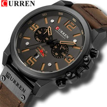 Top Brand Luxury CURREN 8314 Fashion Leather Strap Quartz Men Watches Casual Date Business Male Wristwatches Clock Montre Homme 2024 - buy cheap