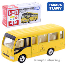 Tomica no.49 toyota coaster kit modelo de ônibus do jardim de infância takara tomy diecast carro engraçado crianças brinquedos para colecionáveis 2024 - compre barato