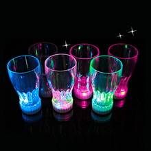 10pcs/lot Novetly LED Flashing Beer Drink Cup For kitchen,dining & bar Acrylic Glow Light up Toys Colorful led cola cup 2024 - buy cheap
