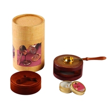 Quality Wax Seal Warmer Wax Seal Furnace Stove Pot with Melting Spoon Kit Wax Beads Sticks Melting Tool for Wax Sealing Stamp 2024 - buy cheap