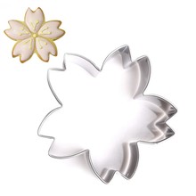 Cherry blossoms Metal Stainless Steel Cookie Cutters Fondant Biscuit Cake Decoration Sugar Baking Mould 2024 - buy cheap