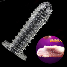 Adult Sex Toys Reusable Penis Sleeve Flexible Glans Enlarger Extender Penis Pump Enlargement Penis Ring for Man Delay Cock Ring 2024 - buy cheap