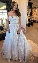 New Arrival 2020 Women Sweetheart Neck A Line Plus Size Wedding Gowns For Bride Cheap Lace Boho Wedding Dress Casamento 2024 - buy cheap