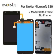 Original LCD Display For Nokia Microsoft Lumia 550 Touch Screen Digitizer Full Assembly Replacements Parts with Frame 4.7" 2024 - buy cheap