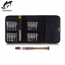 Geoeon 25 em 1 torx chave de fenda conjunto ferramentas manuais conjunto kit de ferramentas de reparo para tablet pc telefone móvel multitul ferramentas d11 2024 - compre barato